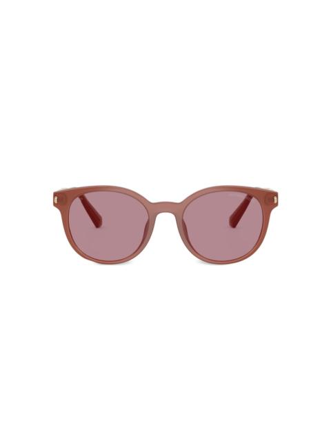 MICHAEL KORS logo-plaque round sunglasses