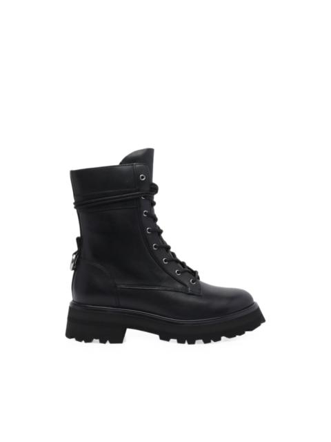 MICHAEL KORS Caleb leather combat boot