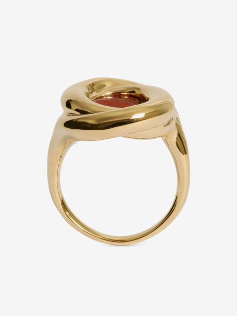MONICA VINADER Ochre jasper ring