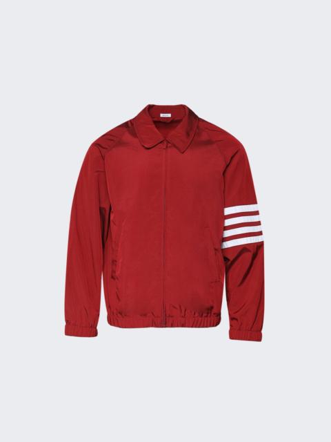 Thom Browne Ripstop Raglan Coach Jacket Dark Red