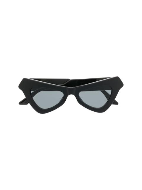 Marni Fairy Pool triangular-frame sunglasses