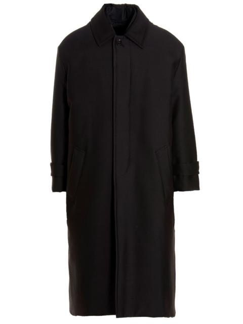 Valentino Valentino Pink PP Collection reversible long coat