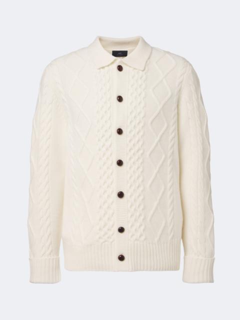 arch4 Mr Columbia cable-knit cashmere cardigan