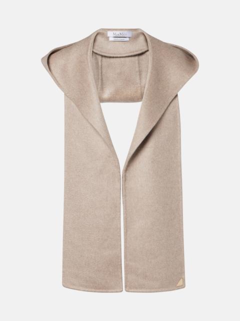 Max Mara Hooded cashmere scarf