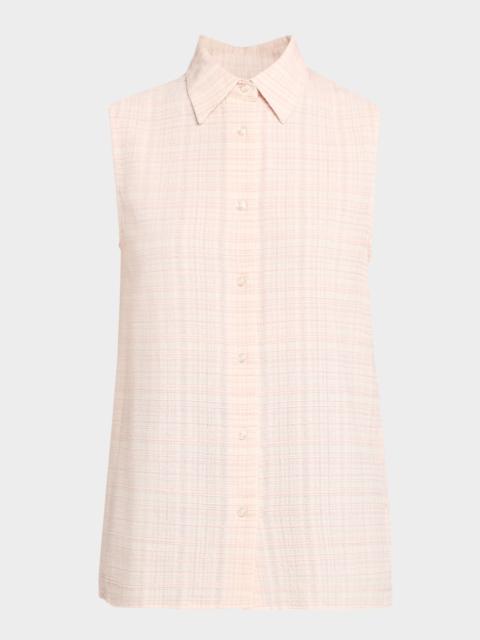 OFFICINE GÉNÉRALE Isy Textured Sleeveless Shirt