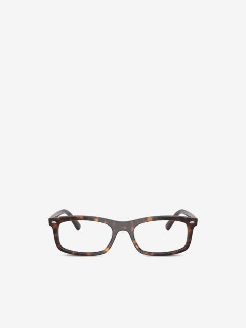 Ray-Ban tortoiseshell-effect rectangle-frame glasses