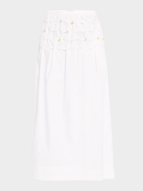 Wynn Hamlyn Button Maxi Skirt