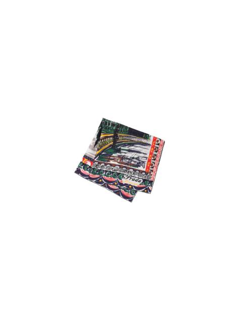 Prada Pittoresque London printed 90 silk foulard