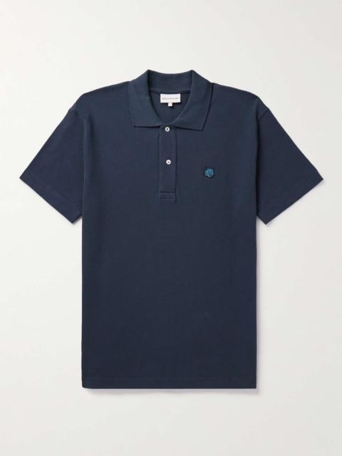 Logo-Appliquéd Cotton-Piqué Polo Shirt