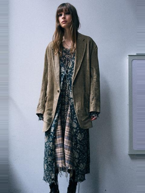 R13 Elongated Oversized Ragged Blazer