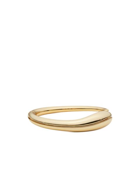 TORY BURCH pierced gold cuff bracelet