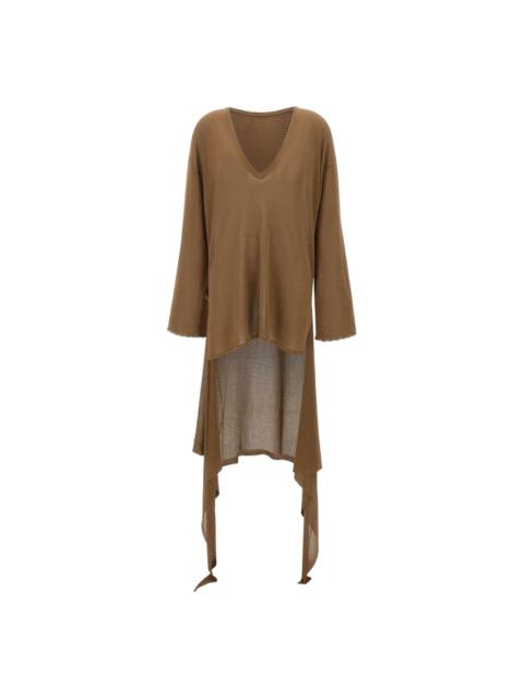 THE ATTICO v-neck beach dress