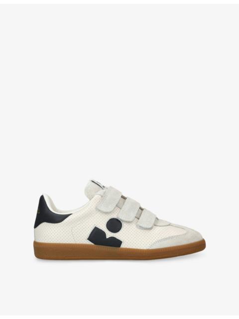 Isabel Marant Beth Logo Leather Trainers