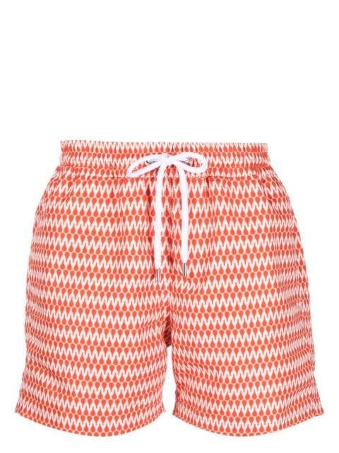 FRESCOBOL CARIOCA Raquete print swim shorts