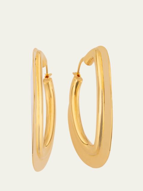 Oscar de la Renta O Disc Hoop Earrings