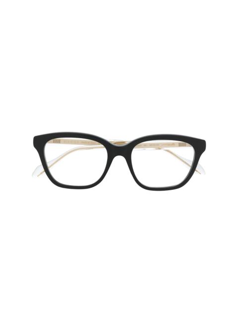 GUCCI transparent detail glasses