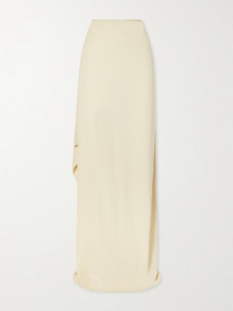 The Row Dione Satin Maxi Skirt