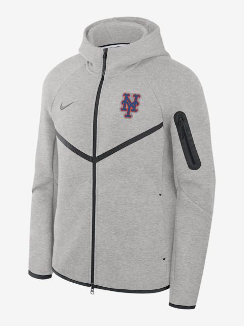 Nike New York Mets Tech Fleece Windrunner Men's Nike MLB Full-Zip Hooded Jacket