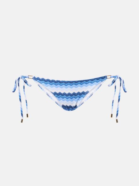 MELISSA ODABASH Cancun chevron bikini bottoms