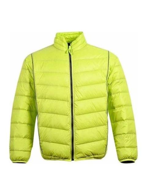 Converse Stand Collar Light Puffer Jacket 'Fluorescent Green' 10020671-A01