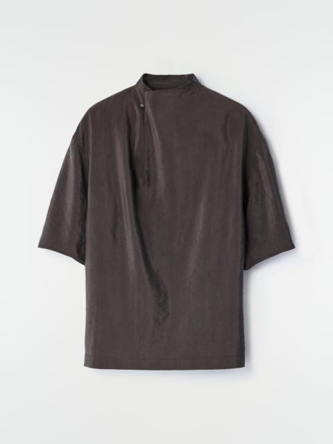 Lemaire SOFT COLLAR TOP IN DRY SILK