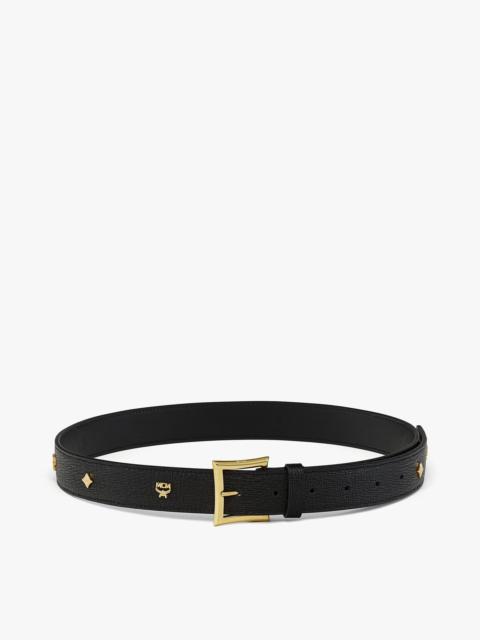 MCM Pina Belt in Studded Leather