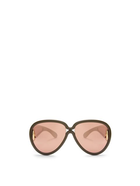 Loewe Pilot Mask sunglasses in acetate and nylon