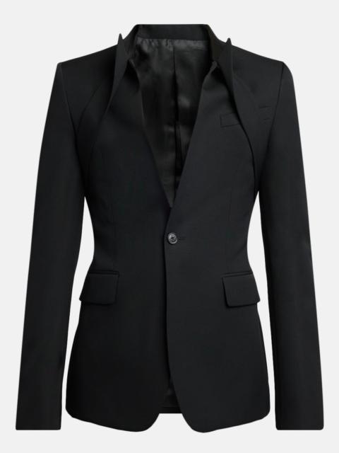 Alexander McQueen Men's Reverse Lapel Single-Breasted Sport Jacket