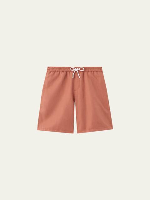 Loro Piana Men's Bay Long Swim Trunks