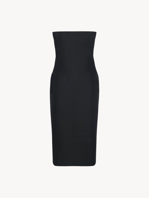 The Row Nita Dress in Wool and Silk