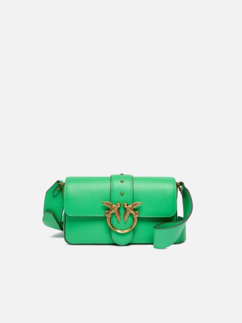 PINKO SOFT LEATHER SHOULDER BAG MINI LOVE BAG