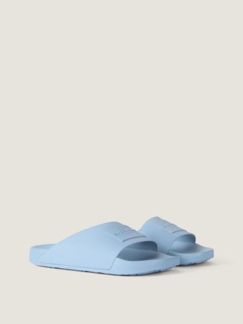 Givenchy LABEL SLIDE MULES IN RUBBER