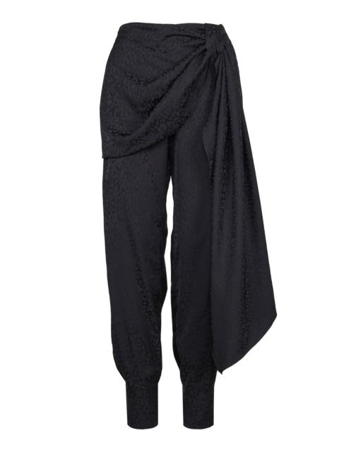 Johanna Ortiz Wild West Wide-Leg Pants black
