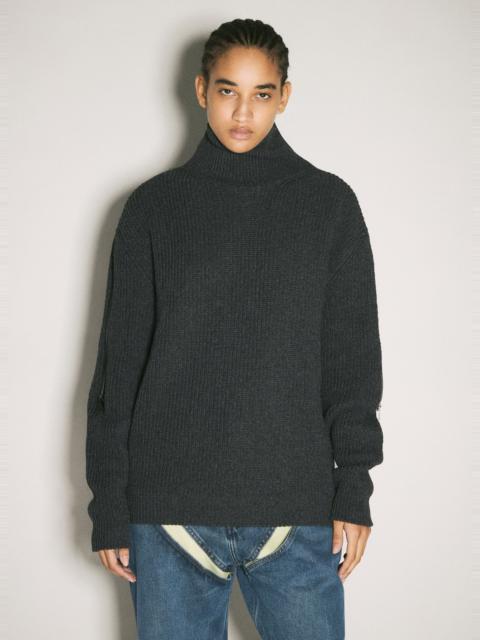 Y/Project Zip-Insert Knit Sweater