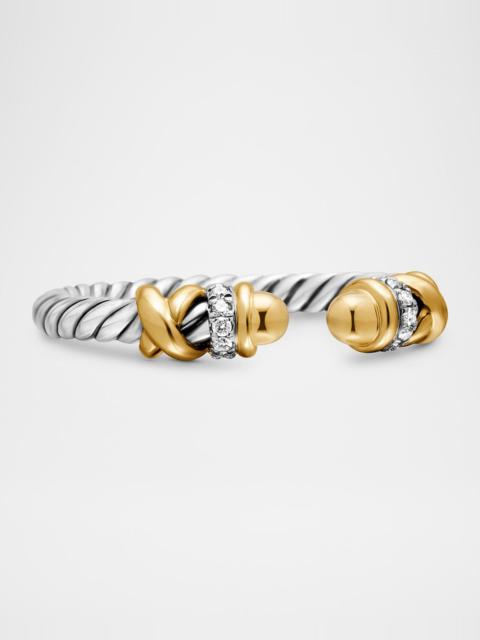 DAVID YURMAN 2.5mm Petite Helena Open Band Ring in Silver