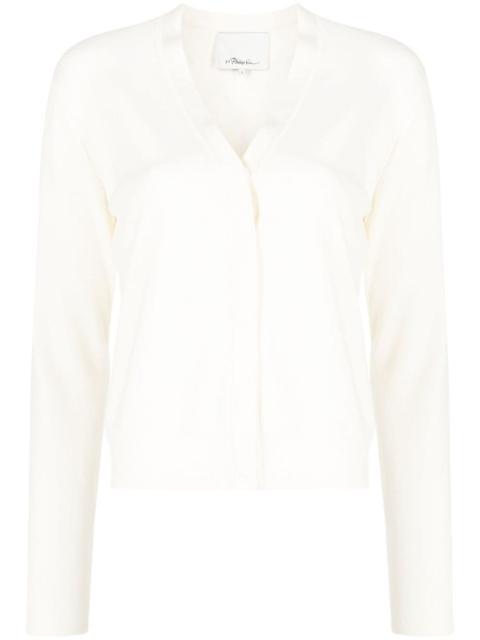 3.1 Phillip Lim V-neck crepe cardigan