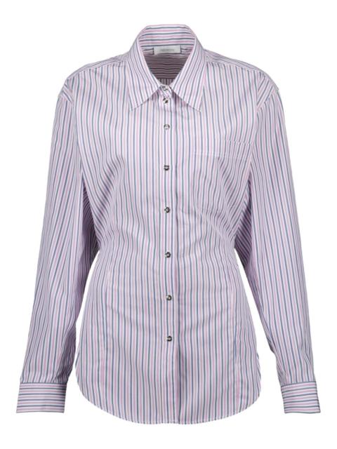 rabanne striped button-up shirt
