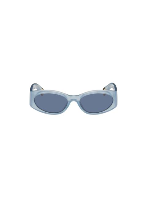 Blue 'Les Lunettes Ovalo' Sunglasses