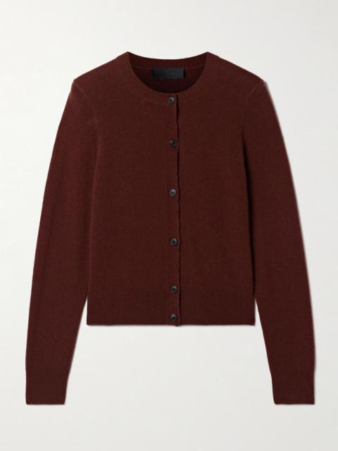 NILI LOTAN March cashmere cardigan Burgundy