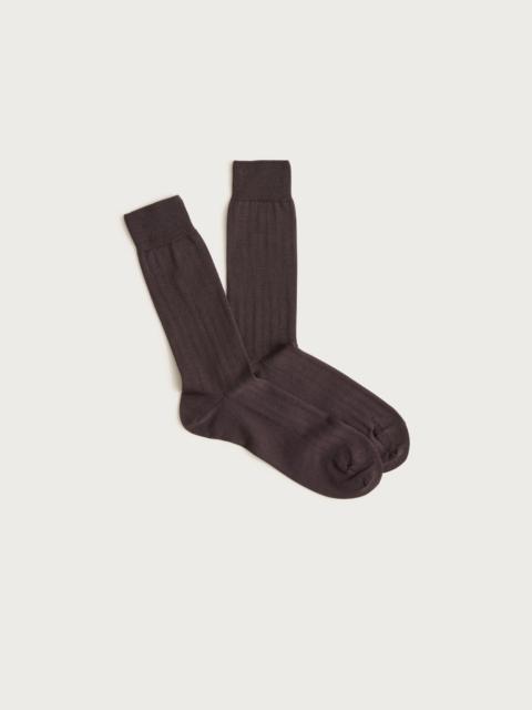 J.CREW Ribbed dress socks