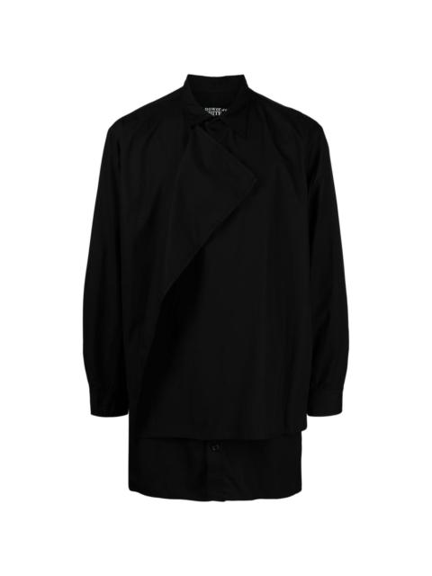 Yohji Yamamoto classic-collar layered shirt