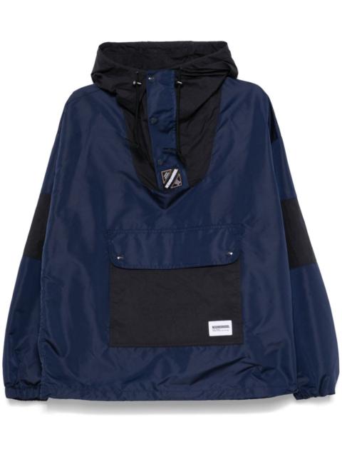 NEIGHBORHOOD logo-patch jacket