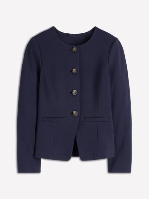 BODEN Hampstead Ponte Twill Blazer-Navy