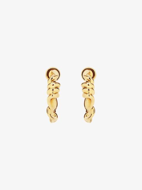 Givenchy TWISTED EARRINGS IN METAL