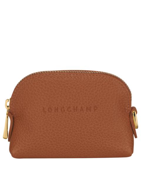 Longchamp Le Foulonné Coin purse Caramel - Leather