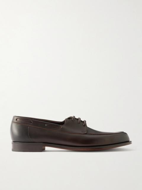 EDWARD GREEN Saltash Leather Boat Shoes