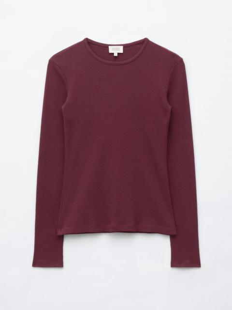 & Other Stories Ribbed Long-Sleeve Top