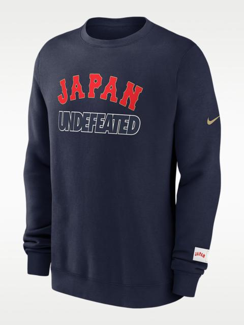 Nike Japan National Baseball Team 2026 World Baseball Classic Complex Undefeated Men's Nike Pullover Crew