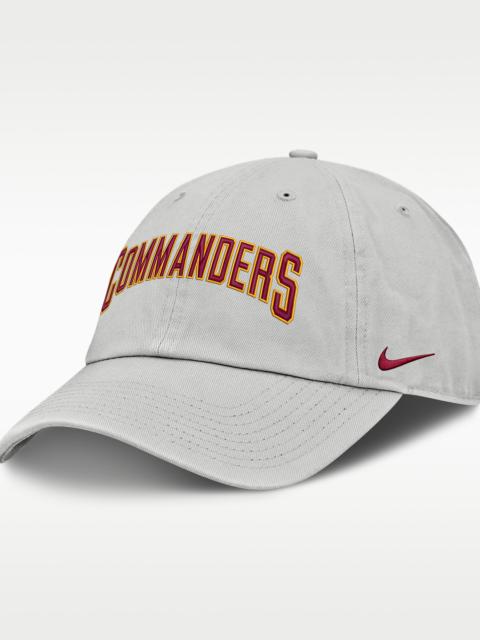 Nike Washington Commanders Primetime Club Arched Men's Nike NFL Adjustable Hat