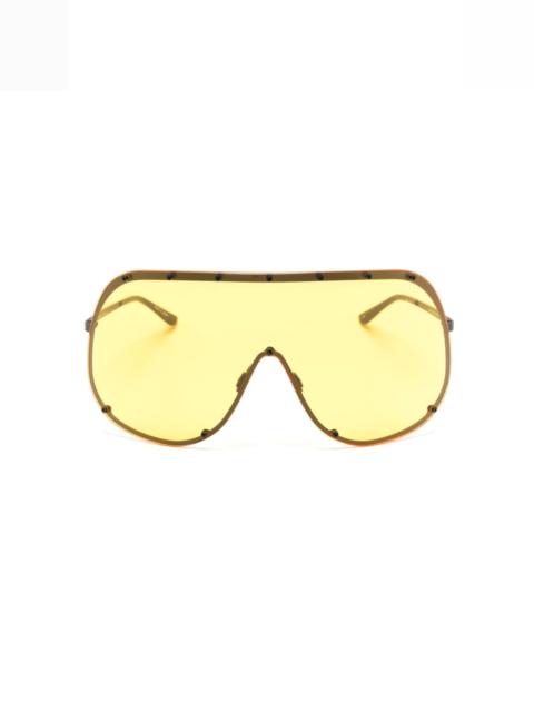 Rick Owens shield-frame sunglasses